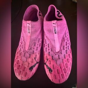 Puma Neon Pink Soccer Shoes